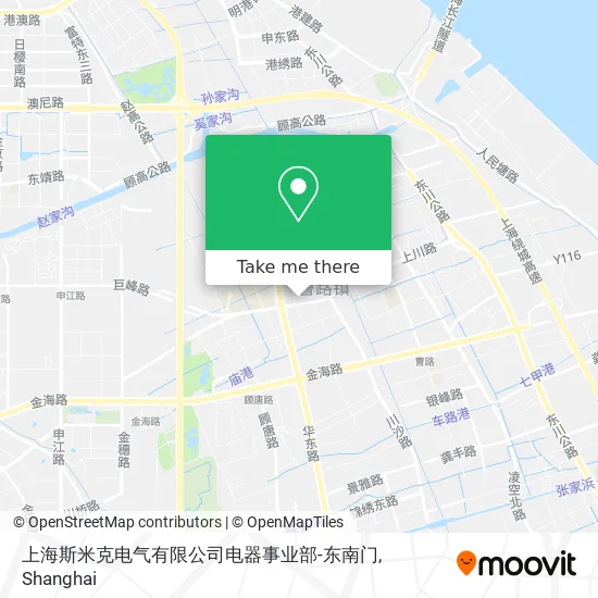 上海斯米克电气有限公司电器事业部-东南门 map