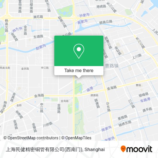 上海民健精密铜管有限公司(西南门) map