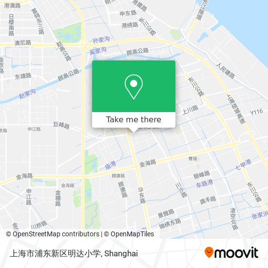 上海市浦东新区明达小学 map