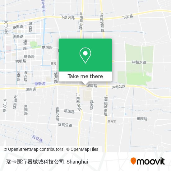 瑞卡医疗器械城科技公司 map