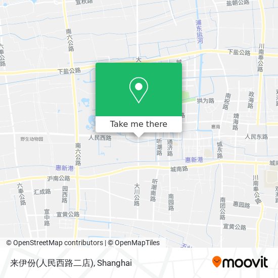 来伊份(人民西路二店) map