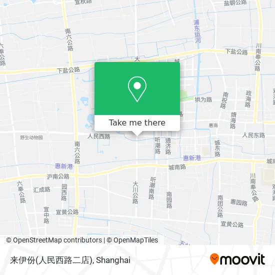 来伊份(人民西路二店) map