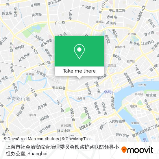 上海市社会治安综合治理委员会铁路护路联防领导小组办公室 map