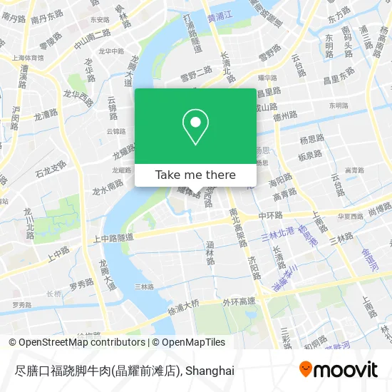 尽膳口福跷脚牛肉(晶耀前滩店) map