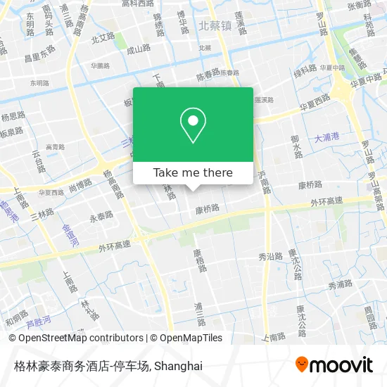 格林豪泰商务酒店-停车场 map