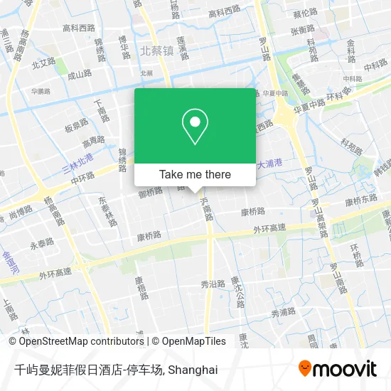 千屿曼妮菲假日酒店-停车场 map