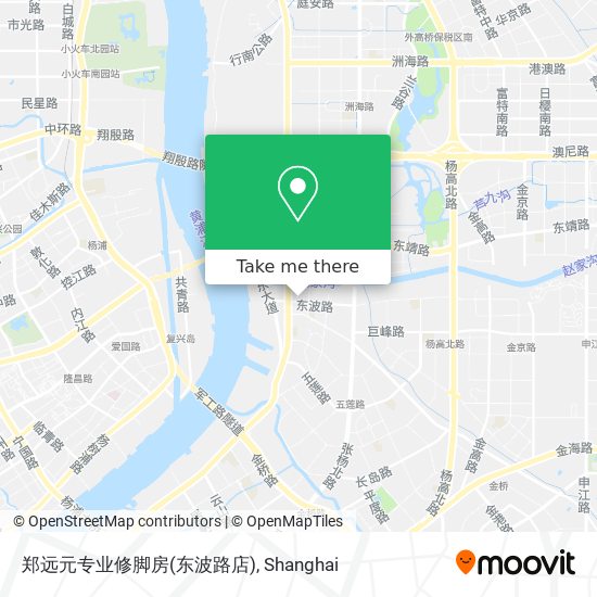 郑远元专业修脚房(东波路店) map