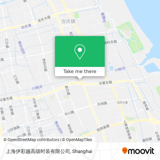 上海伊彩越高级时装有限公司 map