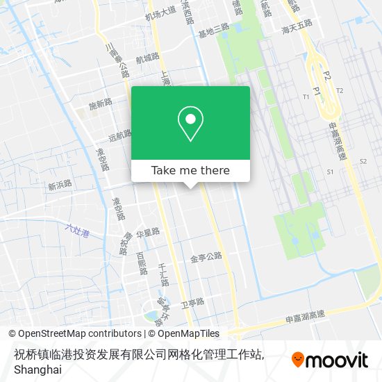 祝桥镇临港投资发展有限公司网格化管理工作站 map