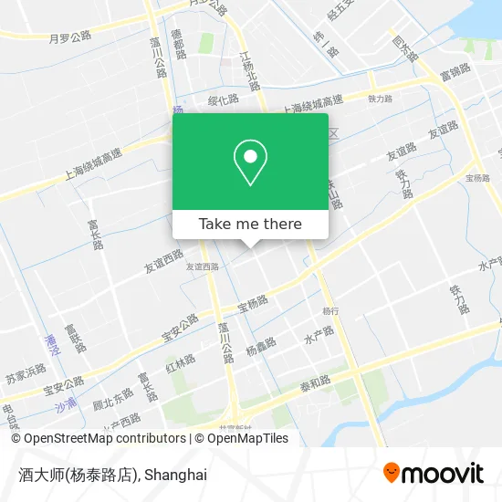 酒大师(杨泰路店) map