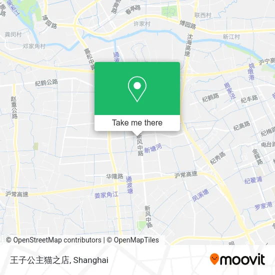 王子公主猫之店 map