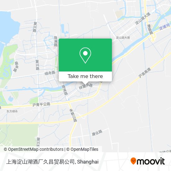 上海淀山湖酒厂久昌贸易公司 map