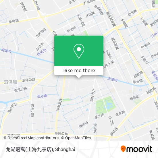 龙湖冠寓(上海九亭店) map