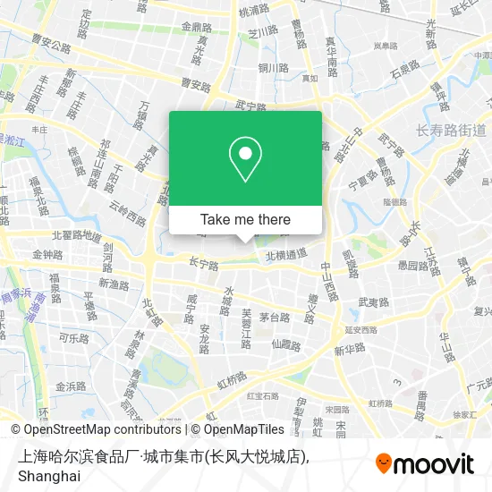 上海哈尔滨食品厂·城市集市(长风大悦城店) map