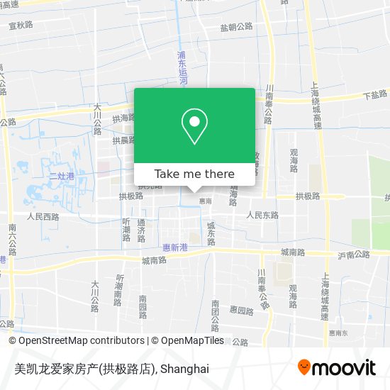 美凯龙爱家房产(拱极路店) map