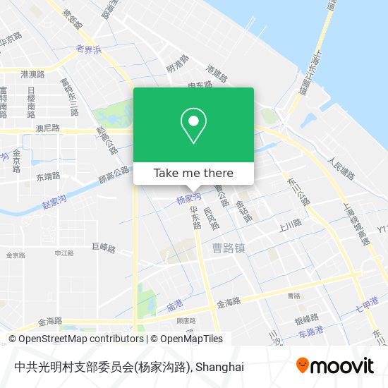 中共光明村支部委员会(杨家沟路) map