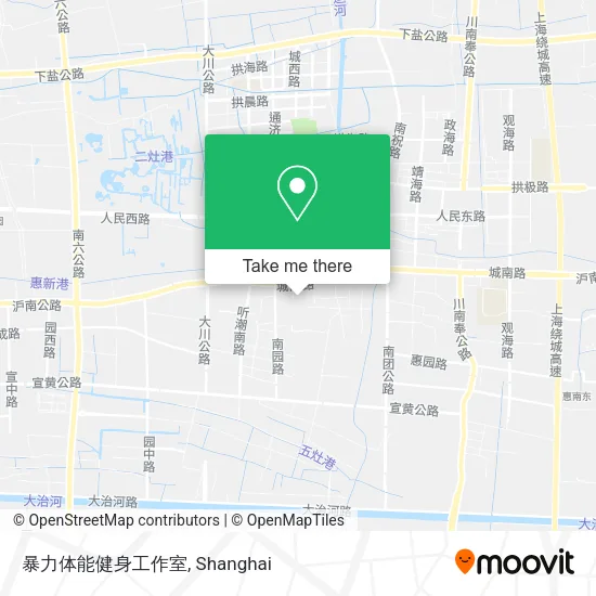 暴力体能健身工作室 map