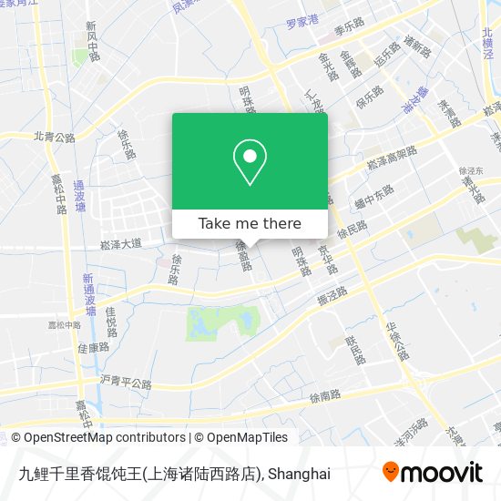 九鲤千里香馄饨王(上海诸陆西路店) map