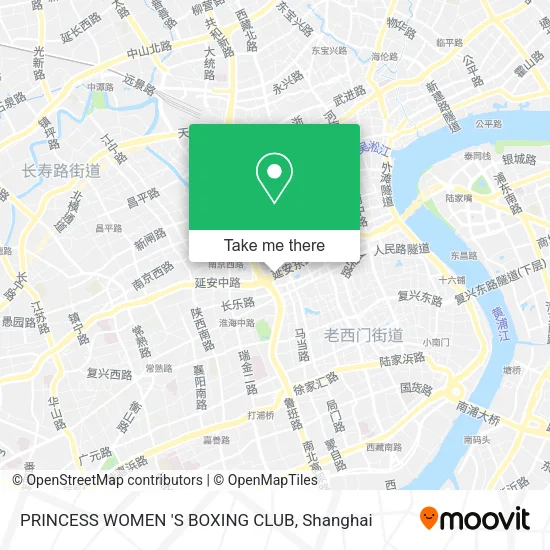 PRINCESS WOMEN 'S BOXING CLUB map