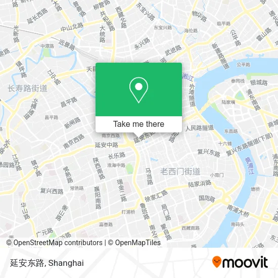 延安东路 map