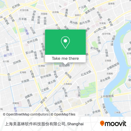 上海美嘉林软件科技股份有限公司 map