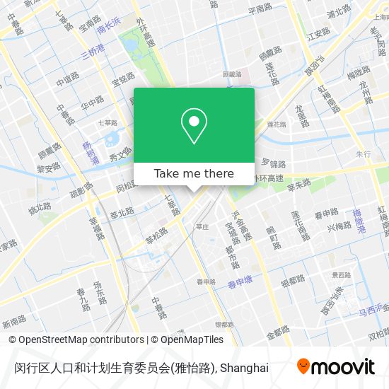 闵行区人口和计划生育委员会(雅怡路) map