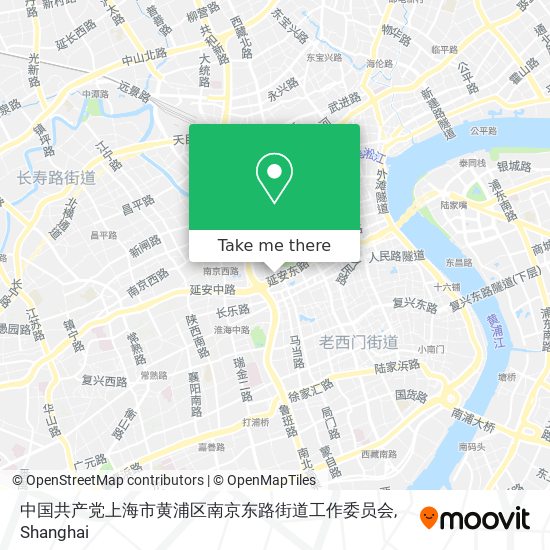 中国共产党上海市黄浦区南京东路街道工作委员会 map