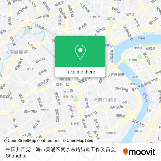 中国共产党上海市黄浦区南京东路街道工作委员会 map