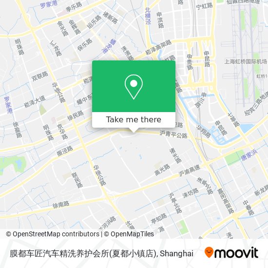膜都车匠汽车精洗养护会所(夏都小镇店) map