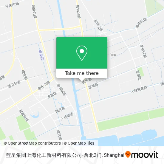 蓝星集团上海化工新材料有限公司-西北2门 map