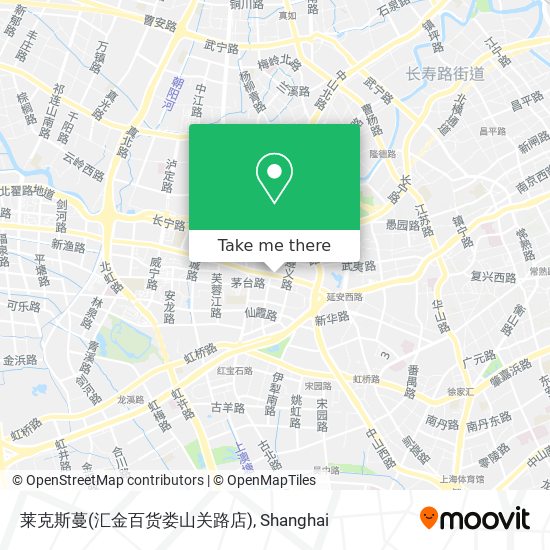 莱克斯蔓(汇金百货娄山关路店) map