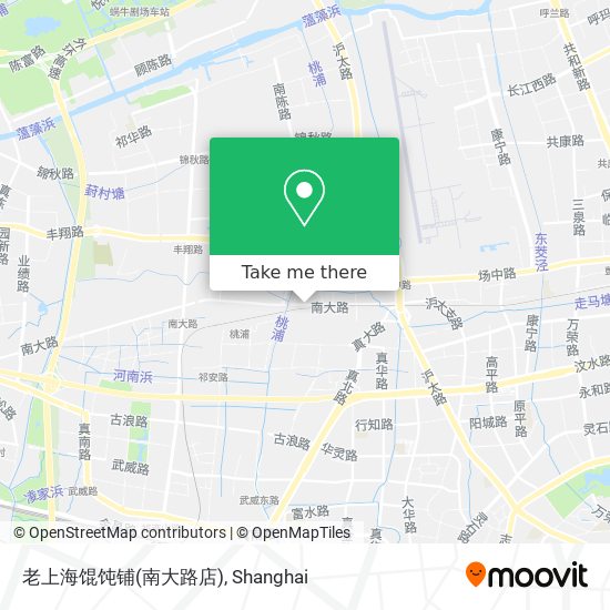 老上海馄饨铺(南大路店) map
