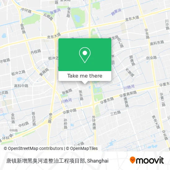 唐镇新增黑臭河道整治工程项目部 map