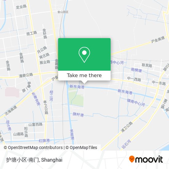 护塘小区-南门 map