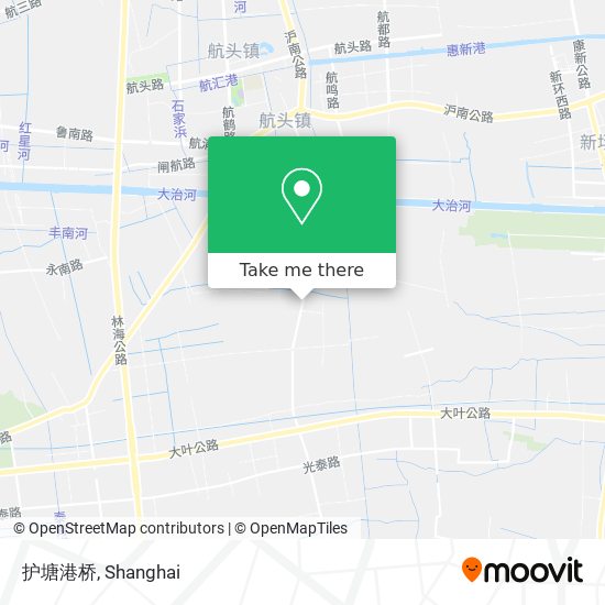 护塘港桥 map