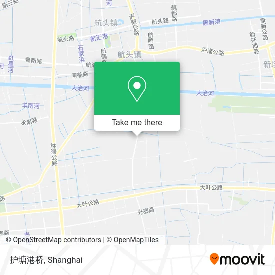 护塘港桥 map