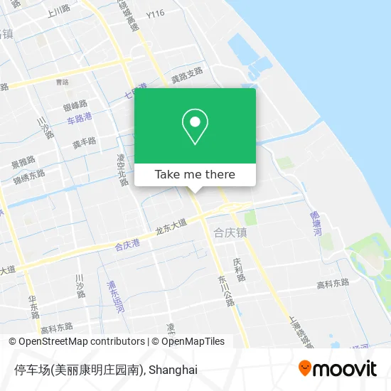 停车场(美丽康明庄园南) map