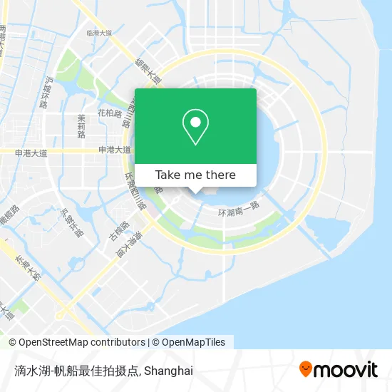 滴水湖-帆船最佳拍摄点 map