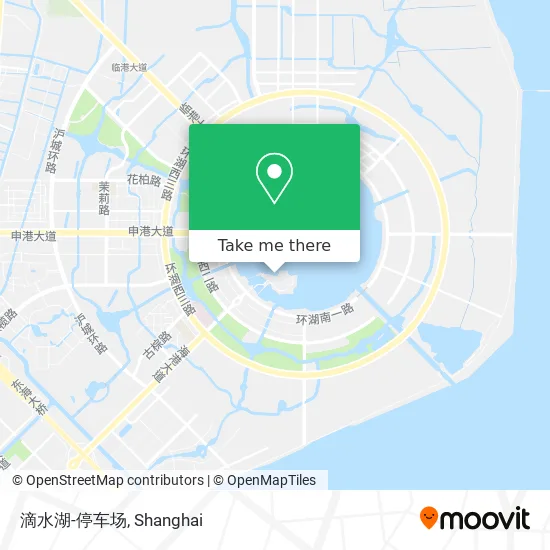 滴水湖-停车场 map