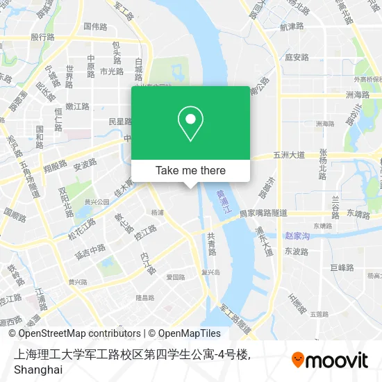 上海理工大学军工路校区第四学生公寓-4号楼 map