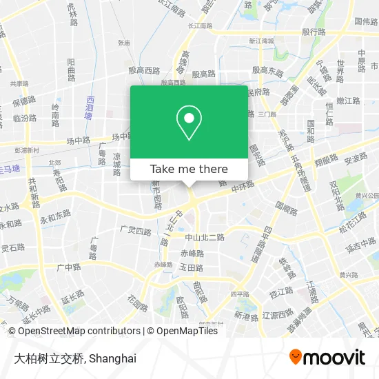 大柏树立交桥 map