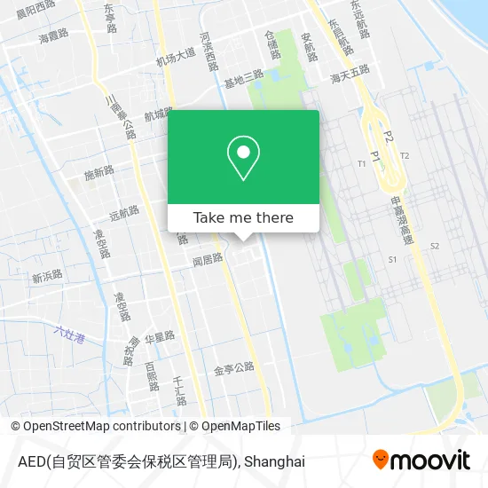 AED(自贸区管委会保税区管理局) map