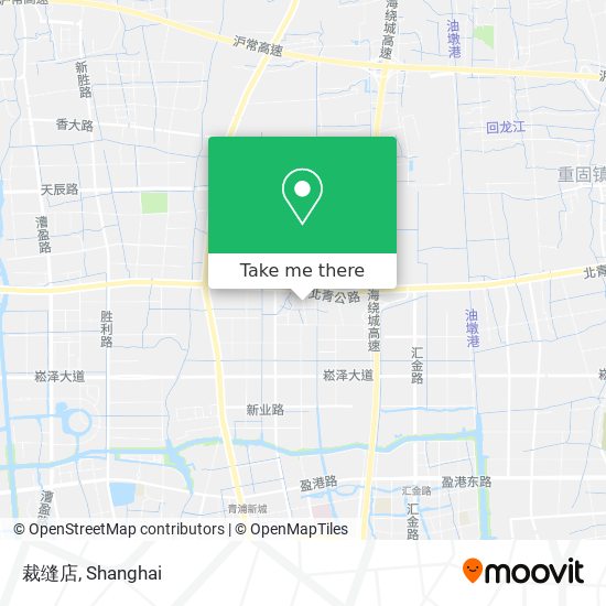 裁缝店 map