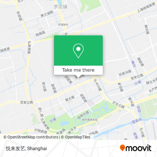 悦来发艺 map