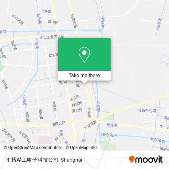 汇博精工电子科技公司 map