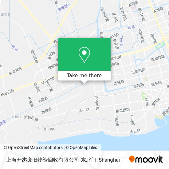 上海开杰废旧物资回收有限公司-东北门 map