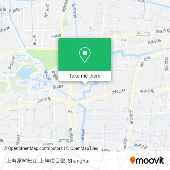 上海家树松江-上坤项目部 map