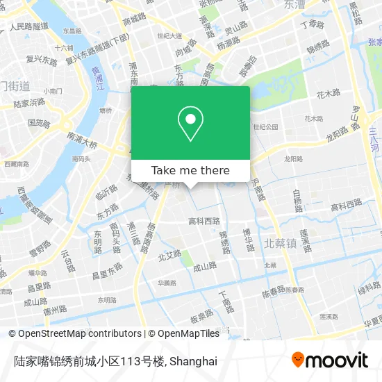 陆家嘴锦绣前城小区113号楼 map