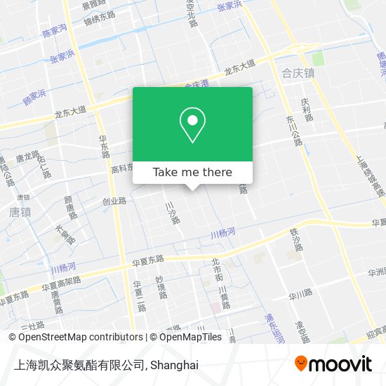 上海凯众聚氨酯有限公司 map