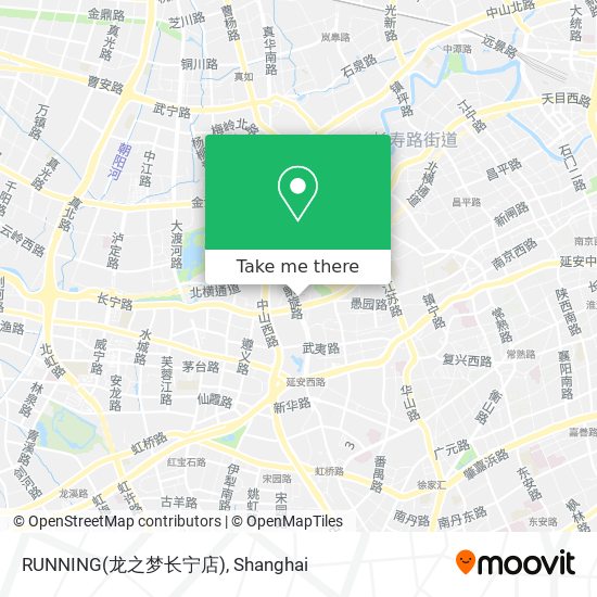 RUNNING(龙之梦长宁店) map